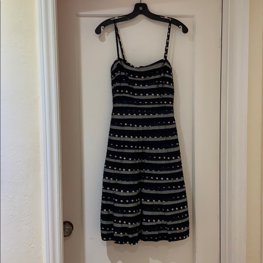 Black and white BCBG dress
